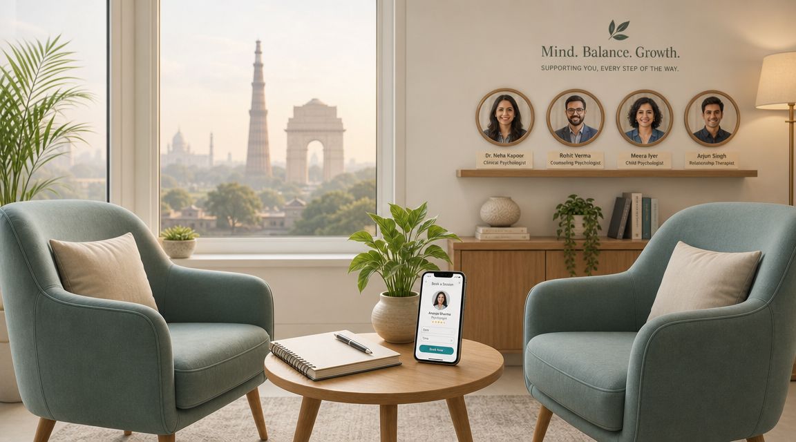 Find a Therapist in Delhi: 7 Vetted Options for 2026