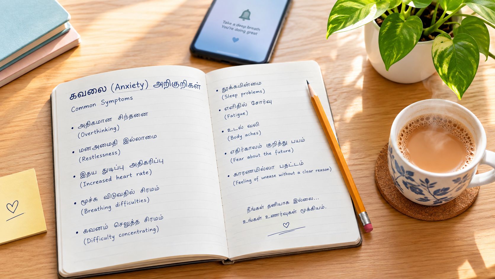 Anxiety Symptoms in Tamil: A Clear Guide for Every Reader